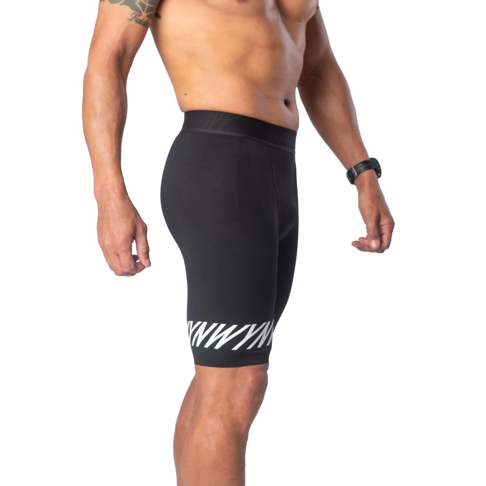 Wyn Republic Black club tank with run shorts tights Racing 2 piece Medium‎ Gym - Picture 12 of 12